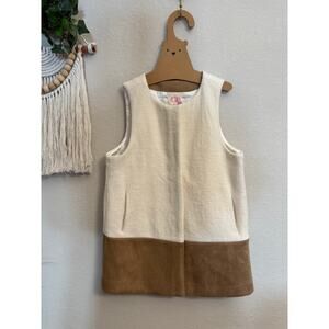 Gianni Bini Girls Colorblock Vest sz L